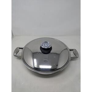 PROFESSIONAL PLATINUM Titanium Cookware SS Grill Pan 24 Elements T304